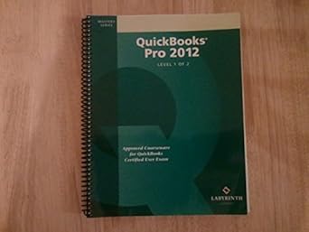 quickbooks pro 2012 level 2 of 2 1st edition labyrinth learning ,trisha conlon ,mark ong ,labyrith learning