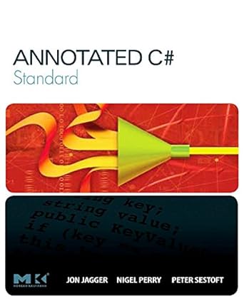 annotated c# standard 1st edition jon jagger ,nigel perry ,peter sestoft 0123725119, 978-0123725110