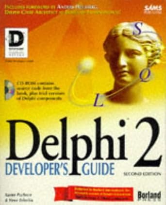 delphi 2 developers guide 1st edition xavier pacheco ,steve teixeira 0672309149, 978-0672309144