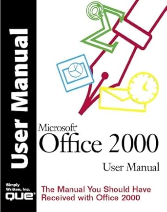 microsoft office 2000 user manual 1st edition simply written inc 0789719304, 978-0789719300