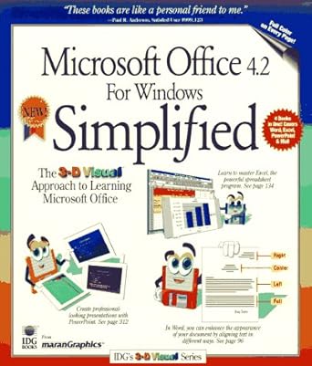 microsoft office 4 2 for windows simplified 1st edition ruth maran 1568846738, 978-1568846736