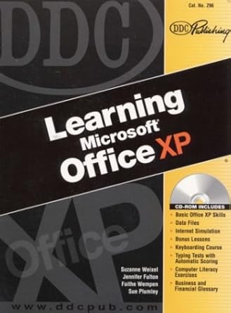 learning microsoft office xp 1st edition jennifer plumley fulton ,wempen ,plumley ,suzanne weixel 158577135x,