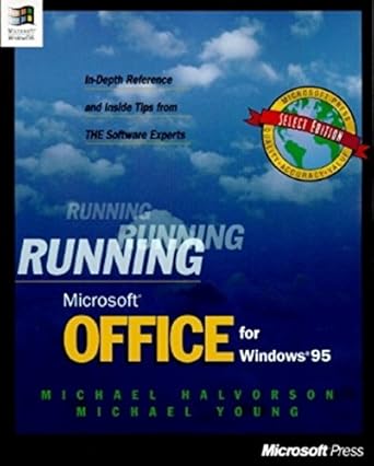 running microsoft office for windows 95 in depth reference and inside tips from the software experts 1st