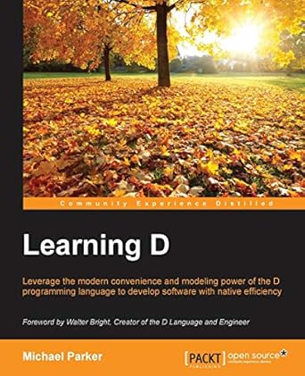 learning d 1st edition michael parker 1783552484, 978-1783552481
