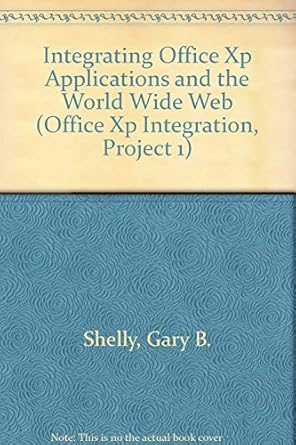 microsoft office xp integration essential concepts and techniques 1st edition gary b shelly ,thomas j cashman