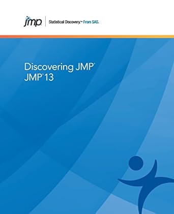 discovering jmp 13 1st edition sas 1629604739, 978-1629604732