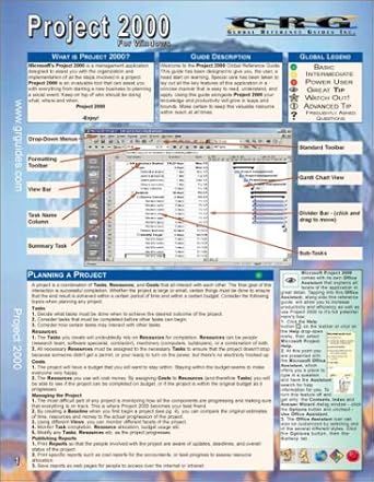project 2000 quick reference guide 1st edition drew sellers 1553530381, 978-1553530381