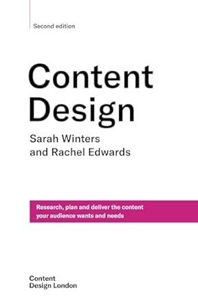 content design   research plan and deliver the content your audience wants and needs 1st edition sarah