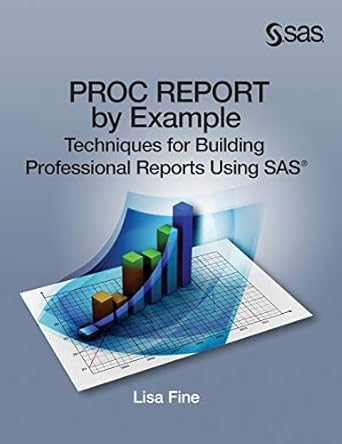 proc report by example techniques for building professional reports using sas 1st edition lisa fine