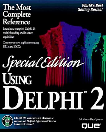 using delphi 2 special 1st edition brian salmanowitz ,scott strool ,brent biely ,scott t jurkouich ,susan