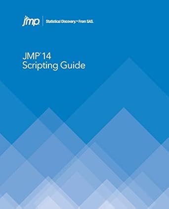 jmp 14 scripting guide 1st edition sas institute 1635265371, 978-1635265378