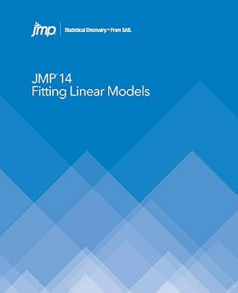 jmp 14 fitting linear models 1st edition sas institute 1635265096, 978-1635265095