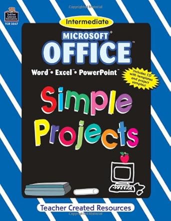 microsoft office simple projects 1st edition teacher created resources staff 074393847x, 978-0743938471