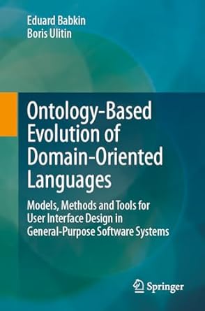 ontology based evolution of domain oriented languages models methods and tools for user interface design in