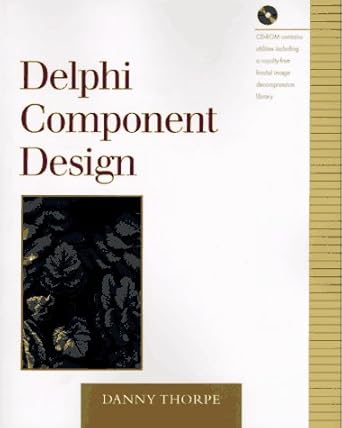 delphi component design 1st edition danny thorpe 0201461366, 978-0201461367