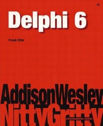 nitty gritty delphi 6 1st edition frank eller 0201758822, 978-0201758825