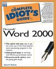 complete idiots guide to microsoft word 2000 1st edition dan bobola 078971860x, 978-0789718600