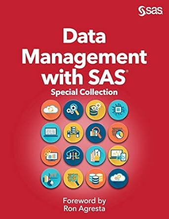 data management with sas special collection 1st edition ron agresta 1642954810, 978-1642954814