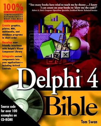 delphi 4 bible 1st edition tom swan 0764532375, 978-0764532375