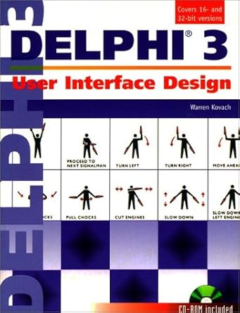 delphi 3 user interface design 1st edition warren kovach ,ludovic dubois 0136179606, 978-0136179603