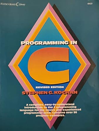 programming in c 1st edition stephen g kochan 067248420x, 978-0672484209