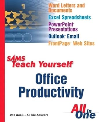 sams teach yourself office productivity all in one 1st edition rogers cadenhead ,alexandria haddad ,heidi