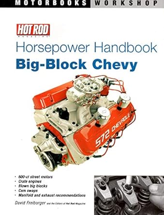 hot rod horsepower handbook big block chevy 1st edition david freiburger 0760327831, 978-0760327838