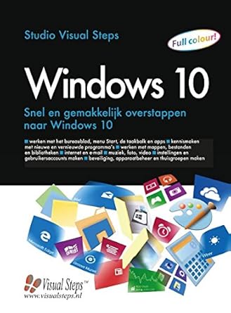 windows 10 1st edition studio visual steps 9059054814, 978-9059054813