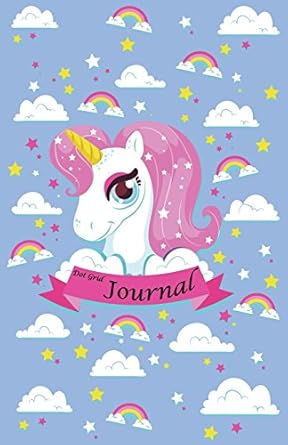 dot grid journal bullet grid journal unicorn 5 5 x 8 5 a dotted matrix notebook 1st edition ariya kok