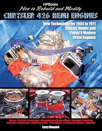 how to rebuild and modify chrysler 426 hemi engineshp1525 new technology for 1964 to 1971 classic hemis and