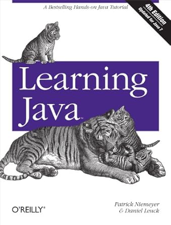 Learning Java A Bestselling Hands On Java Tutorial 1st Edition Niemeyer ...