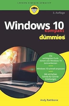 windows 10 kompakt fur dummies 1st edition andy rathbone 3527717250, 978-3527717255