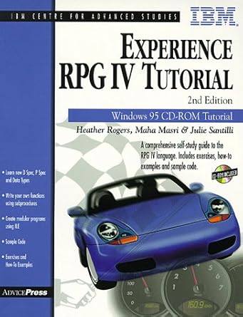 experience rpg iv tutorial 1st edition heather rogers ,julie santilli ,maha masri 1889671223, 978-1889671222