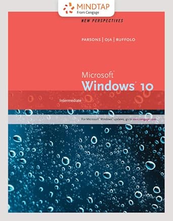bundle new perspectives microsoft windows 10 intermediate loose leaf version + mindtap computing 1 term