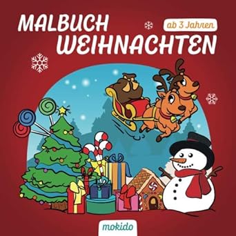 malbuch weihnachten ab 3 jahren ein schones weihnachtsfest mit nikolaus and co kinder malbuch zum malen