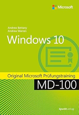 windows 10 1st edition andrew bettany 3864907187, 978-3864907180