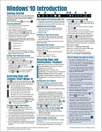 windows 10 introduction quick reference guide updated may 2021 1st edition beezix inc 1944684514,