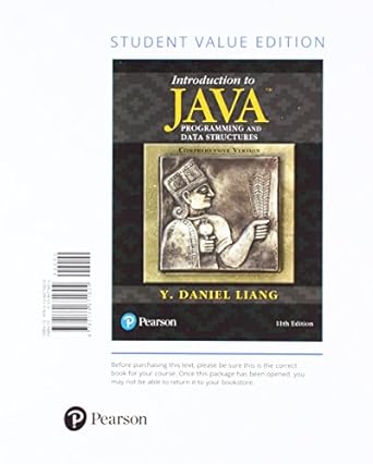 introduction to java programming and data structures comprehensive version student   plus mylab programming