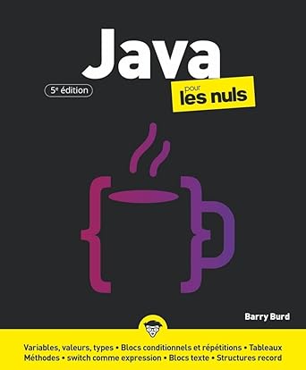 java pour les nuls 5e 1st edition barry burd 2412066868, 978-2412066867