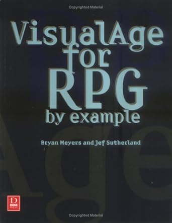 visualage for rpg by example 1st edition bryan meyers ,jef sutherland 1882419839, 978-1882419838