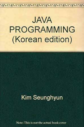 java programming 1st edition kim seunghyun 8989345839, 978-8989345831