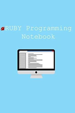 ruby programming notebook notebook of ruby programming and developers ruby programming journal diary journal
