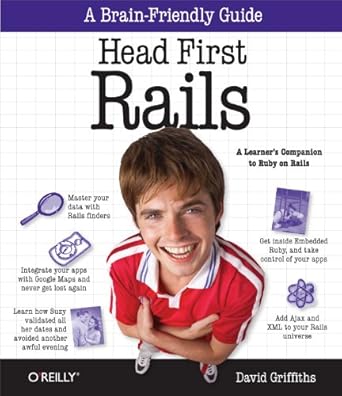 head first rails a learners companion to ruby on rails 1st edition david griffiths 0596515774, 978-0596515775