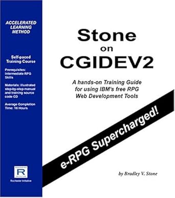 stone on cgidev2 1st edition bradley v stone 0972277617, 978-0972277617