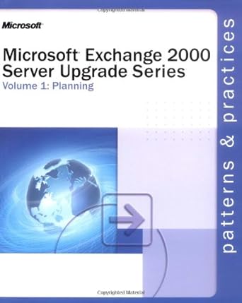microsoft exchange 2000 server upgrade series volume 1 planning 1st edition microsoft corporation 0735618275,