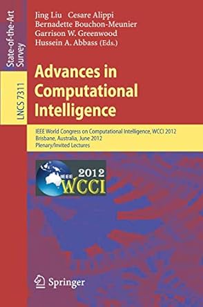 advances in computational intelligence ieee world congress on computational intelligence wcci 2012 brisbane