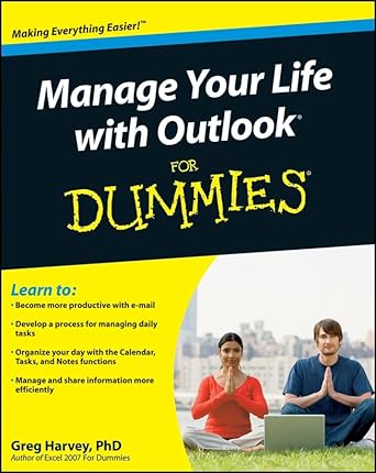 manage your life with outlook for dummies 1st edition greg harvey 0471959308, 978-0471959304