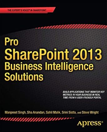 pro sharepoint 2013 business intelligence solutions 1st edition manpreet singh ,sha anandan ,sahil malik
