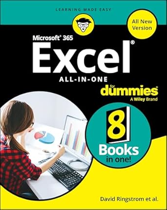 microsoft 365 excel all in one for dummies 1st edition guy hart davis ,michael alexander ,dick kusleika ,paul