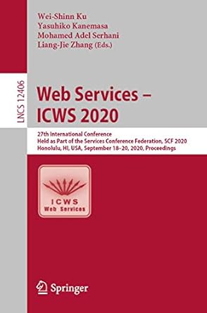 web services icws 2020 27th international conference held as part of the services conference federation scf